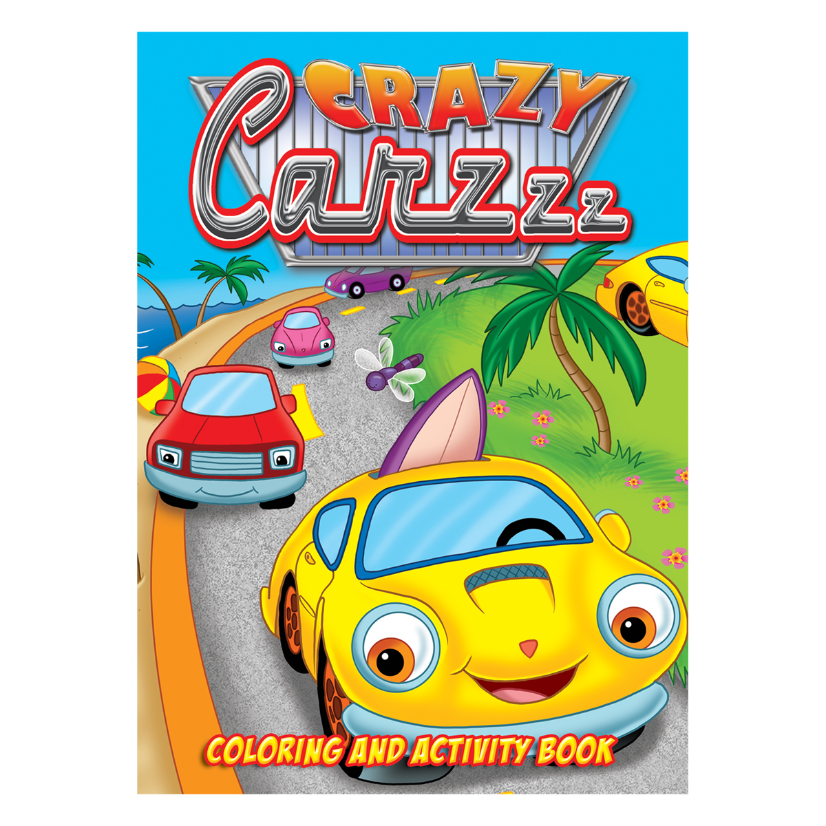 T COLORING & ACTIVITY BOOKS CRAZY CARS